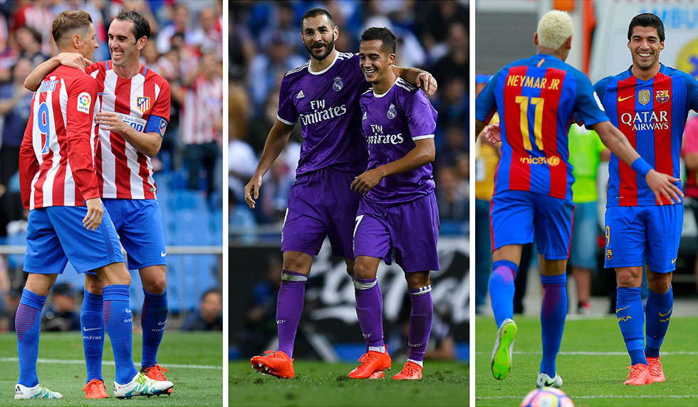 Atlético Madrid Real Madrid FC Barcelona