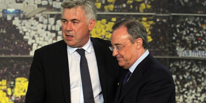 Carlo Ancelotti Florentino Pérez