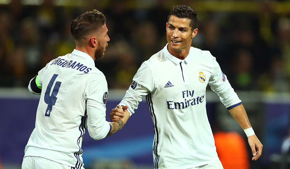 Sergio Ramos Cristiano Ronaldo