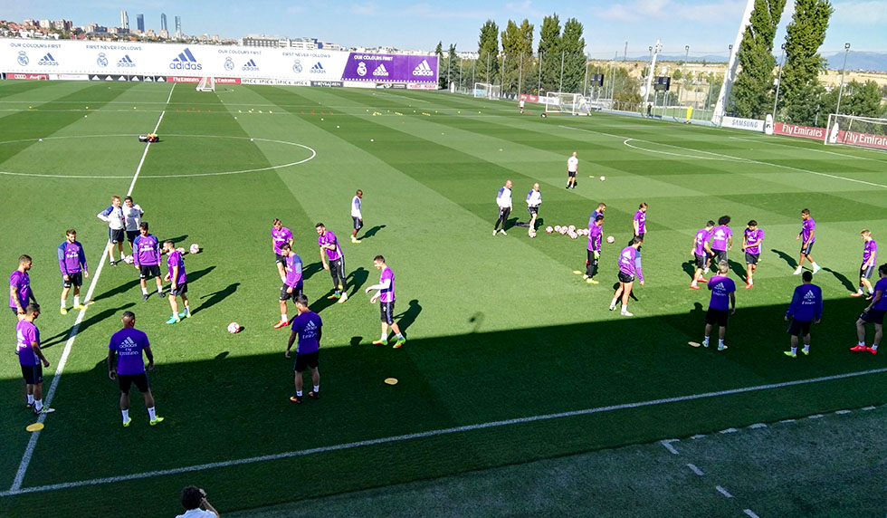 real madrid training valdebebas