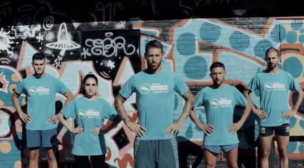 sergio ramos unicef world team run