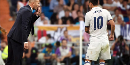 James Rodríguez Zinédine Zidane
