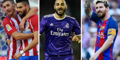 Karim Benzema Lionel Messi Atlético Real Madrid FC Barcelona