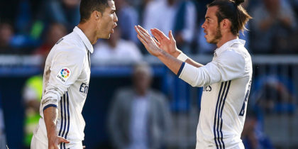 Cristiano Ronaldo Gareth Bale Real Madrid