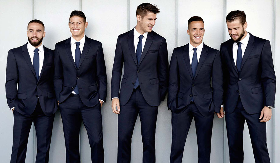 real madrid hugo boss carvajal james morata lucas nacho
