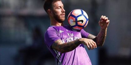 sergio ramos training