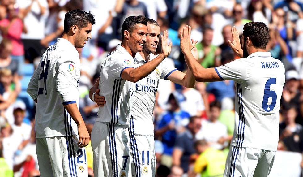 real madrid ronaldo bale morata nacho