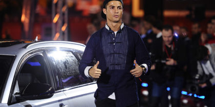 Cristiano Ronaldo Real Madrid Audi