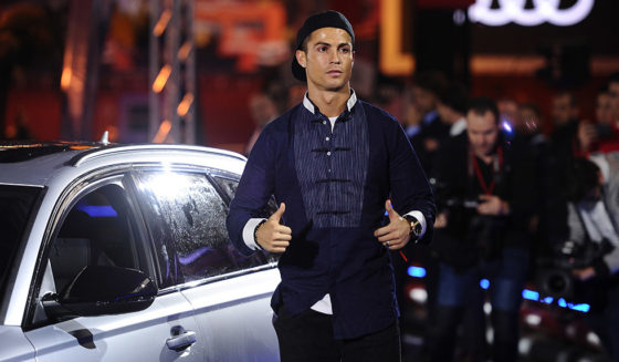 Cristiano Ronaldo Real Madrid Audi