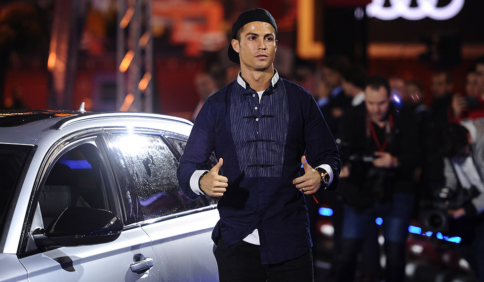 Cristiano Ronaldo Real Madrid Audi