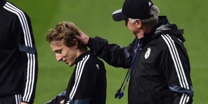 Carlo Ancelotti Luka Modric
