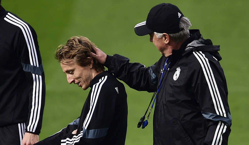 Carlo Ancelotti Luka Modric