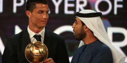 Cristiano Ronaldo Globe Soccer Awards