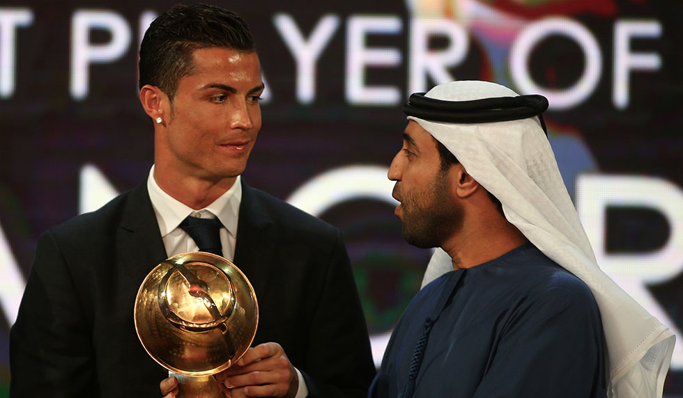 Cristiano Ronaldo Globe Soccer Awards