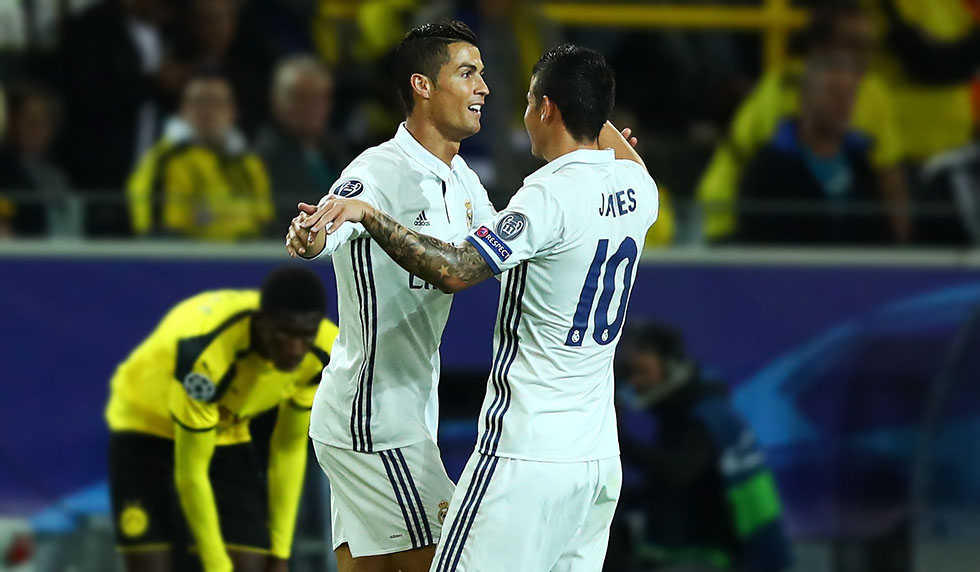 Cristiano Ronaldo James Rodríguez
