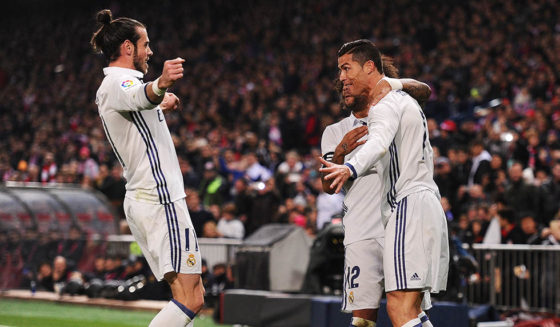 Cristiano Ronaldo Real Madrid Atlético