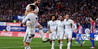 real atletico madrid cristiano ronaldo hattrick