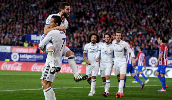 real atletico madrid cristiano ronaldo hattrick