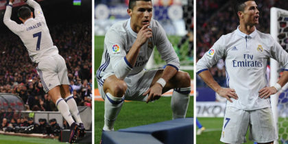 Cristiano Ronaldo Real Madrid Atlético La Liga