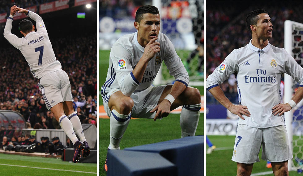 Cristiano Ronaldo Real Madrid Atlético La Liga