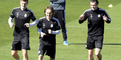 Toni Kroos Luka Modric Gareth Bale