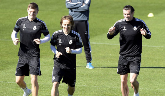 Toni Kroos Luka Modric Gareth Bale