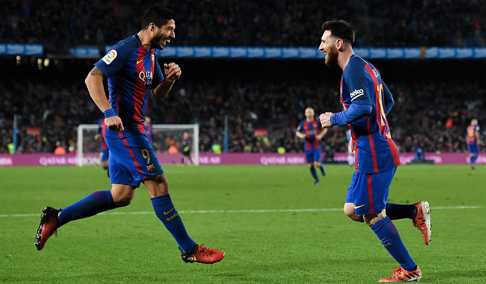 Luis Suárez Lionel Messi