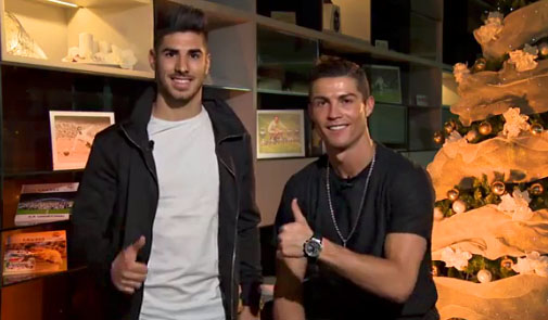 asensio cristiano ronaldo navidad weihnachten christmas
