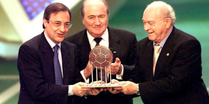 real madrid fifa blatter perez di stefano