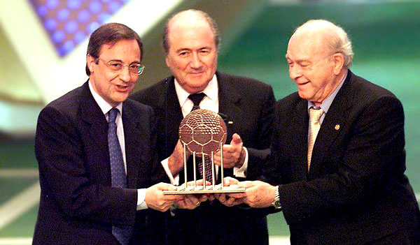 real madrid fifa blatter perez di stefano