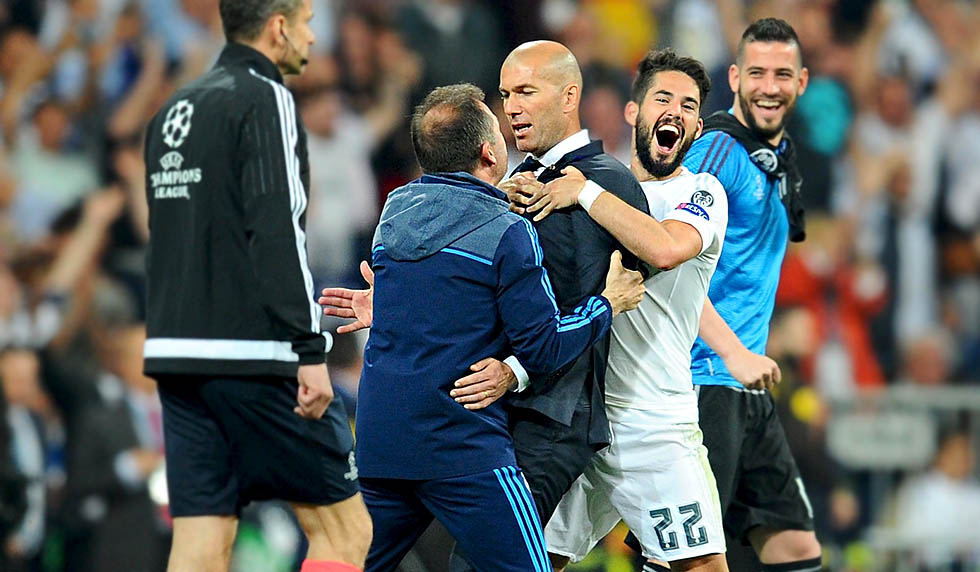 real madrid zinedine zidane coach trainer legend leyenda