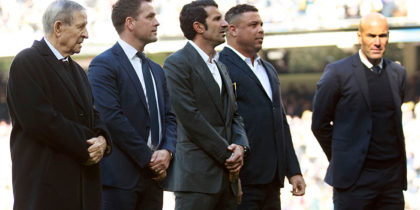 Luis Figo Ronaldo Zinédine Zidane Michael Owen Raymond Kopa