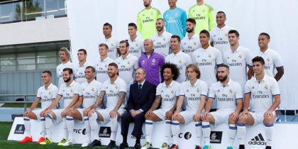real madrid gruppen team foto