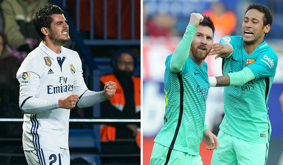 Álvaro Morata Lionel Messi
