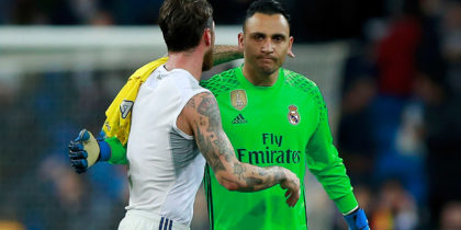 Keylor Navas Sergio Ramos