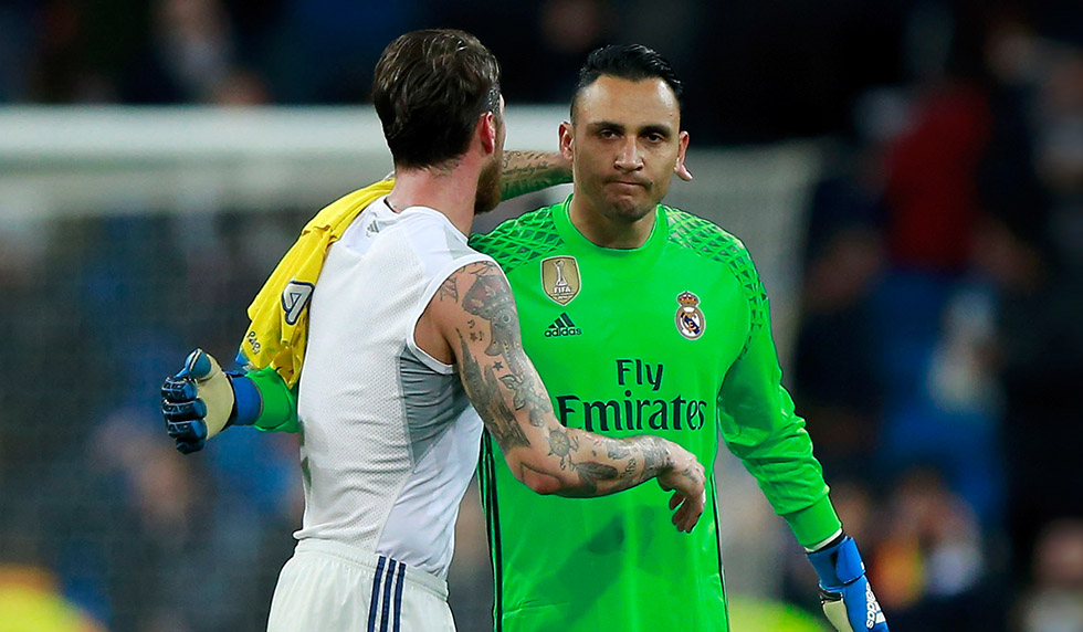 Keylor Navas Sergio Ramos