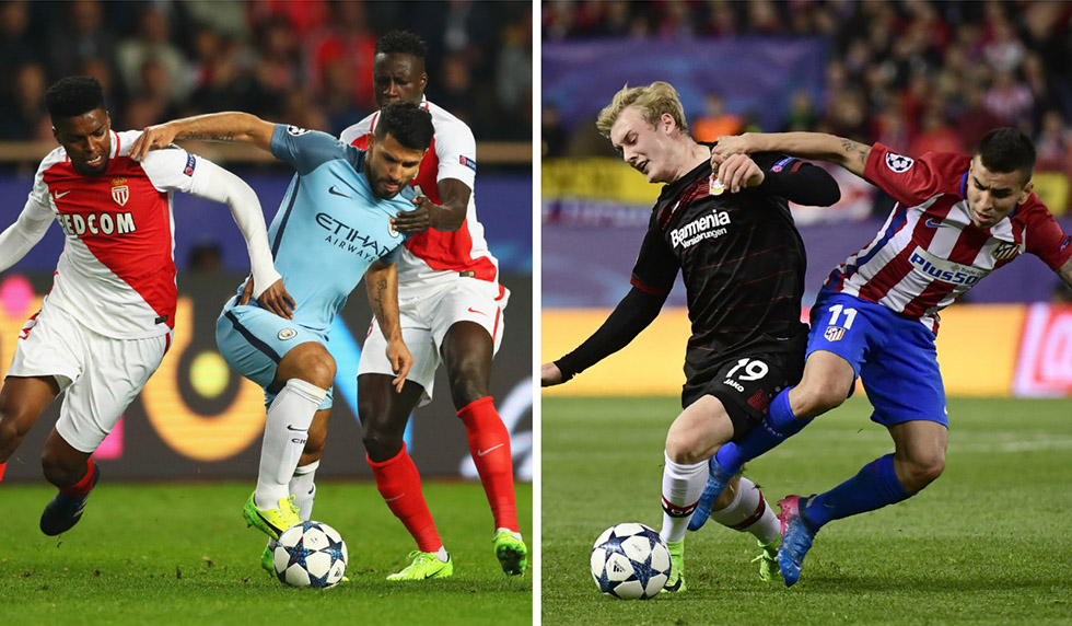 Atlético Bayer Leverkusen AS Monaco Manchester City