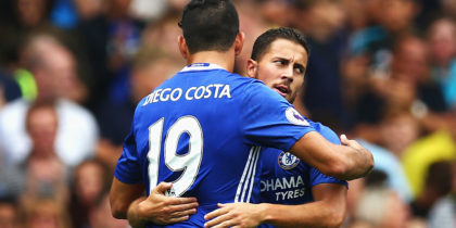 Eden Hazard Diego Costa