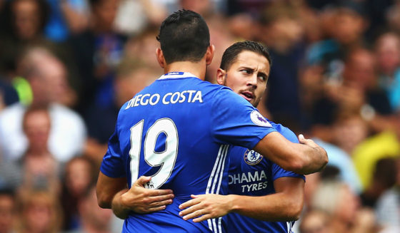 Eden Hazard Diego Costa