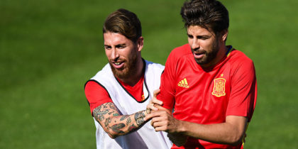 Sergio Ramos Gerard Pique