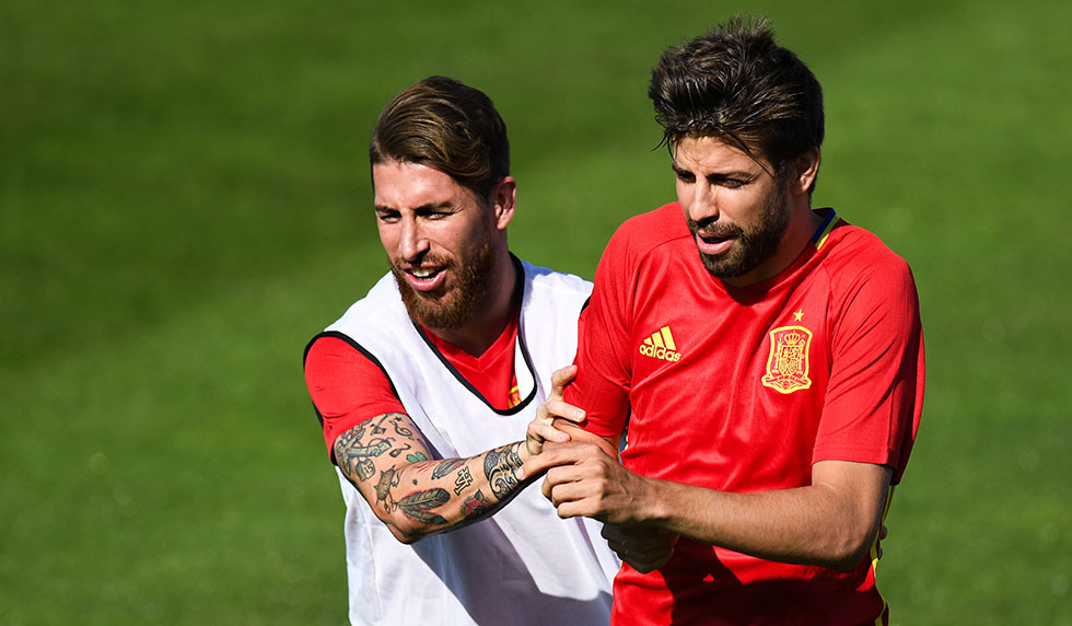 Sergio Ramos Gerard Pique