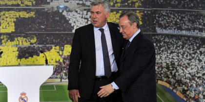 Carlo Ancelotti Florentino Perez