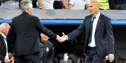 Carlo Ancelotti Zinédine Zidane