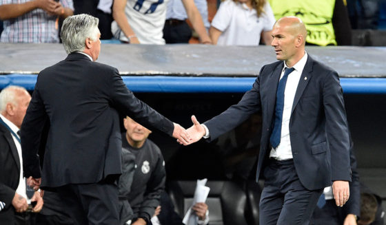 Carlo Ancelotti Zinédine Zidane