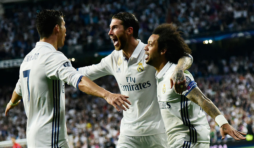 Cristiano Ronaldo Marcelo Sergio Ramos