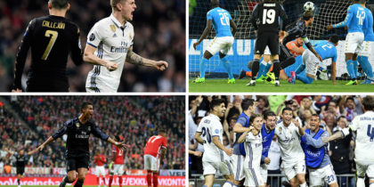 Real Madrid SSC Neapel Bayern München 2017