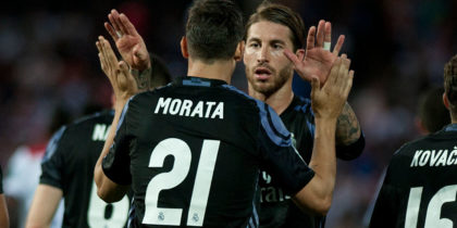 Álvaro Morata Sergio Ramos