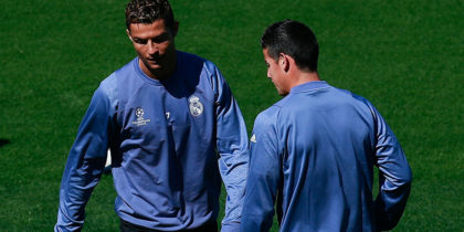 Cristiano Ronaldo James Rodríguez