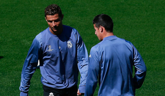 Cristiano Ronaldo James Rodríguez