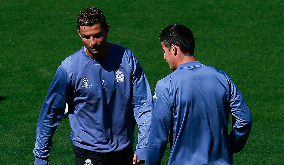 Cristiano Ronaldo James Rodríguez